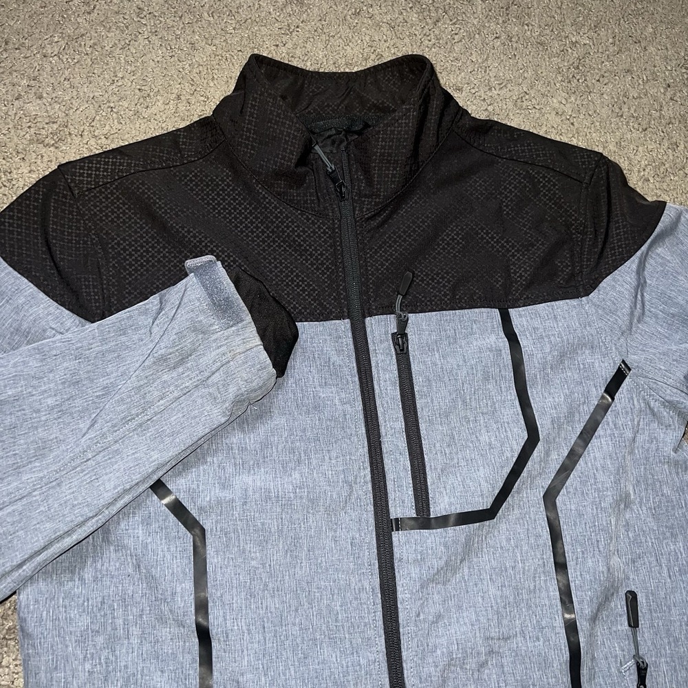 Cody‎ James Jacket Small Gray Black Western Outdoor Softshell Zip Pockets